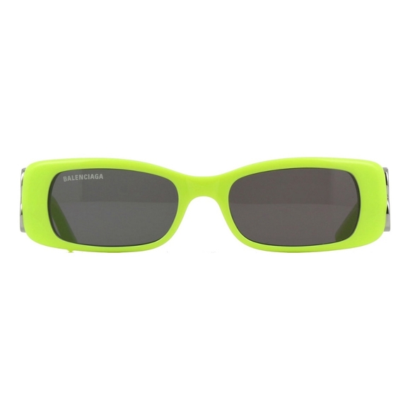 NEW BALENCIAGA YELLOW SQUARE  BB0096S 008 SUNGLASSES - Picture 3 of 7